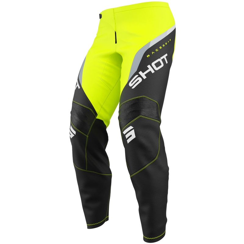 Laste motokrossi püksid Shot Draw Daytona fluo kollane