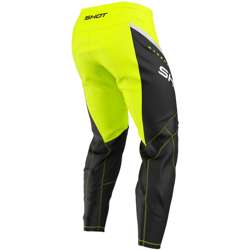 Laste motokrossi püksid Shot Draw Daytona fluo kollane