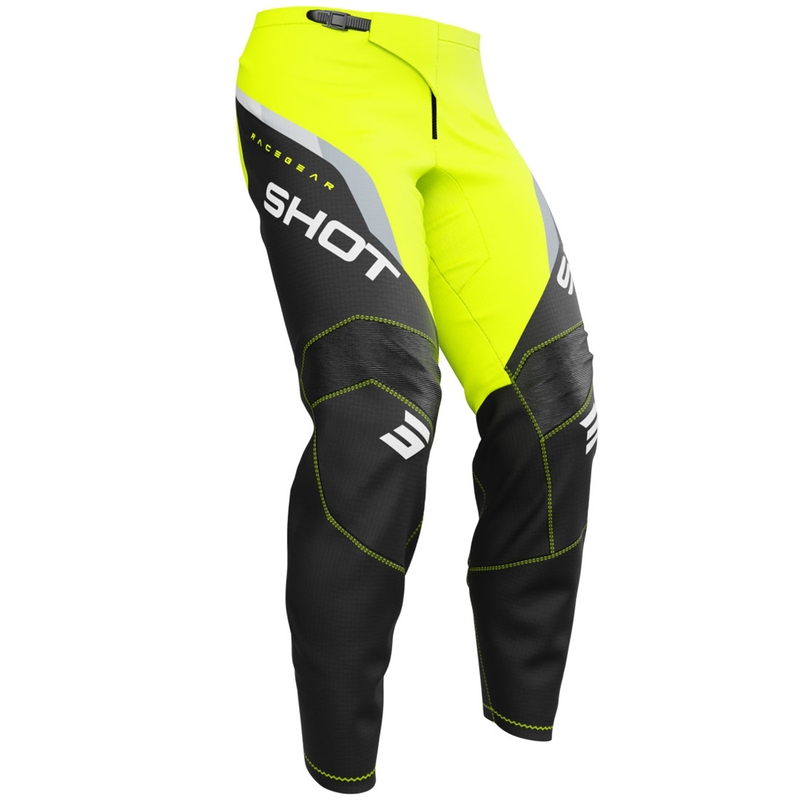 Laste motokrossi püksid Shot Draw Daytona fluo kollane