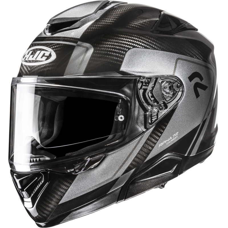 Integreeritud mootorratta kiiver HJC RPHA 72 Carbon Fynex MC5 mustahall