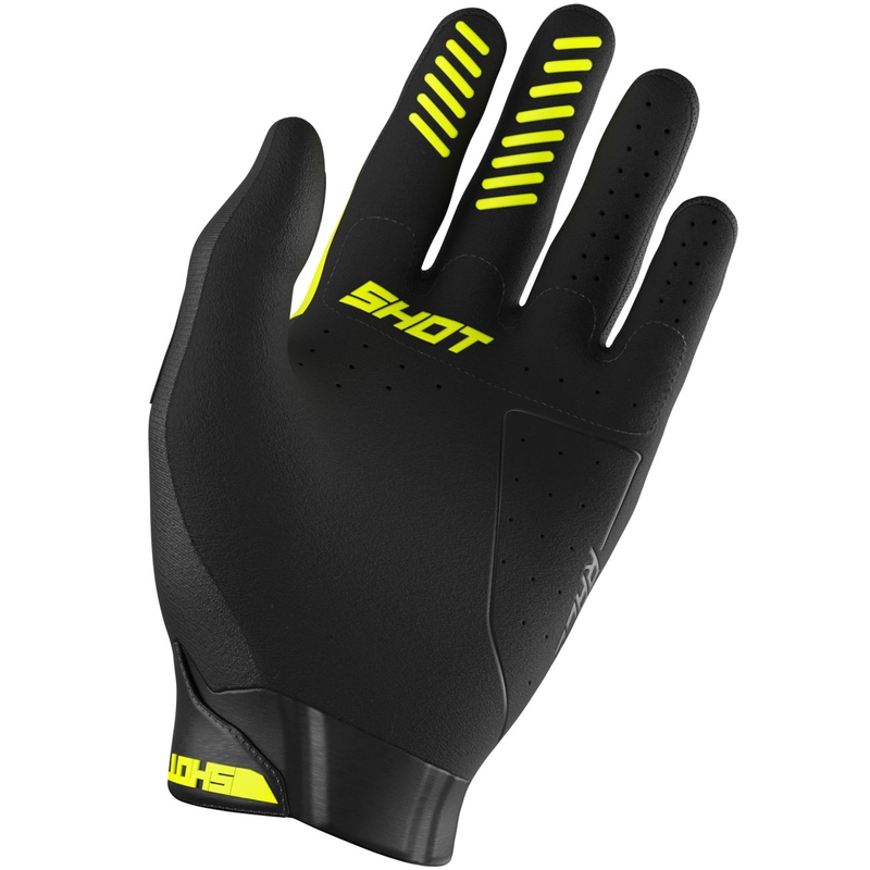 Laste motokrossikindad Shot Race Evo fluo kollane
