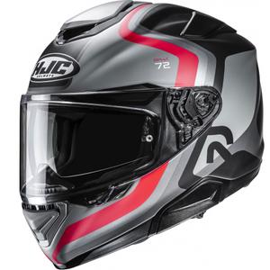 Integreeritud mootorratta kiiver HJC RPHA 72 Ernem MC1SF must-hall-punane