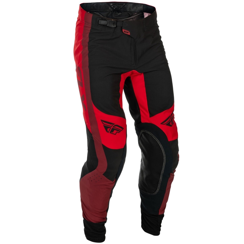 Motokrossi püksid FLY Racing-USA Lite must-punane