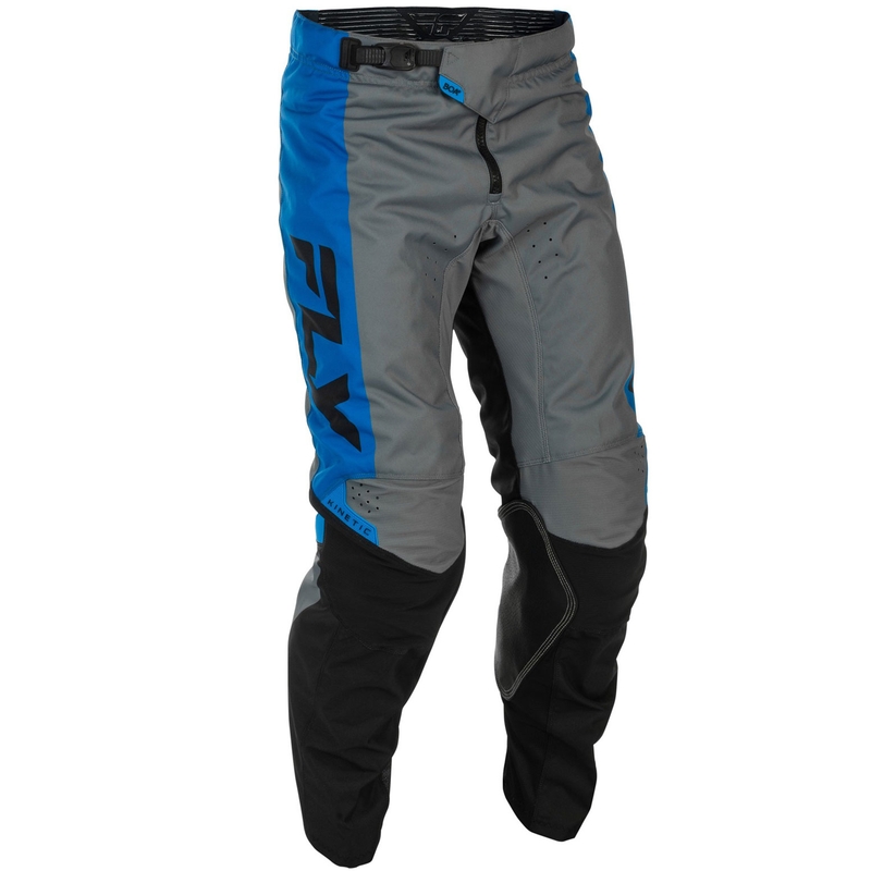 Motokrossi püksid FLY Racing - USA Kinetic sini-halli-mustad
