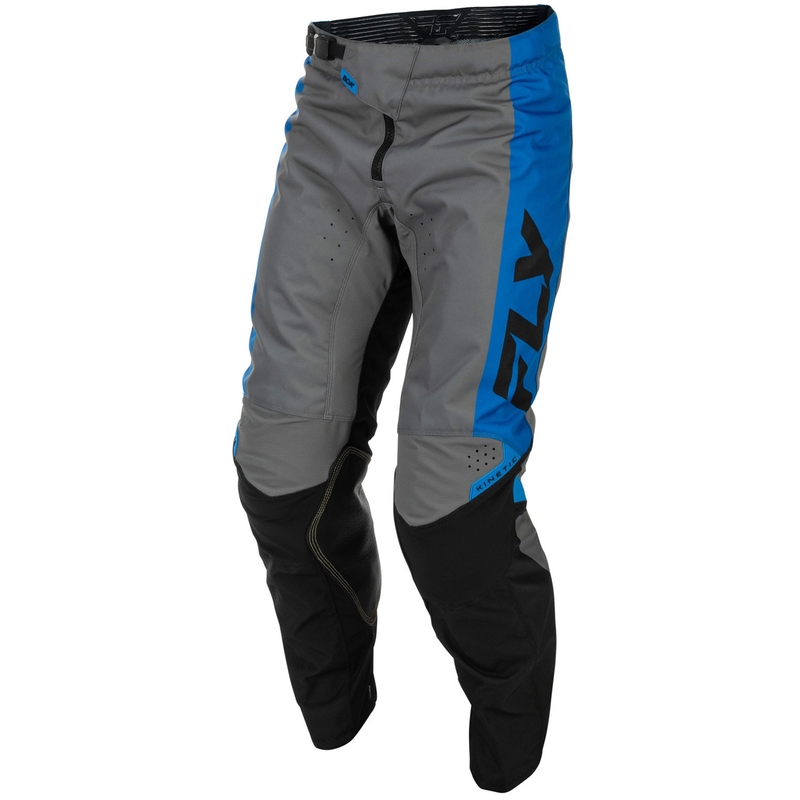Motokrossi püksid FLY Racing - USA Kinetic sini-halli-mustad