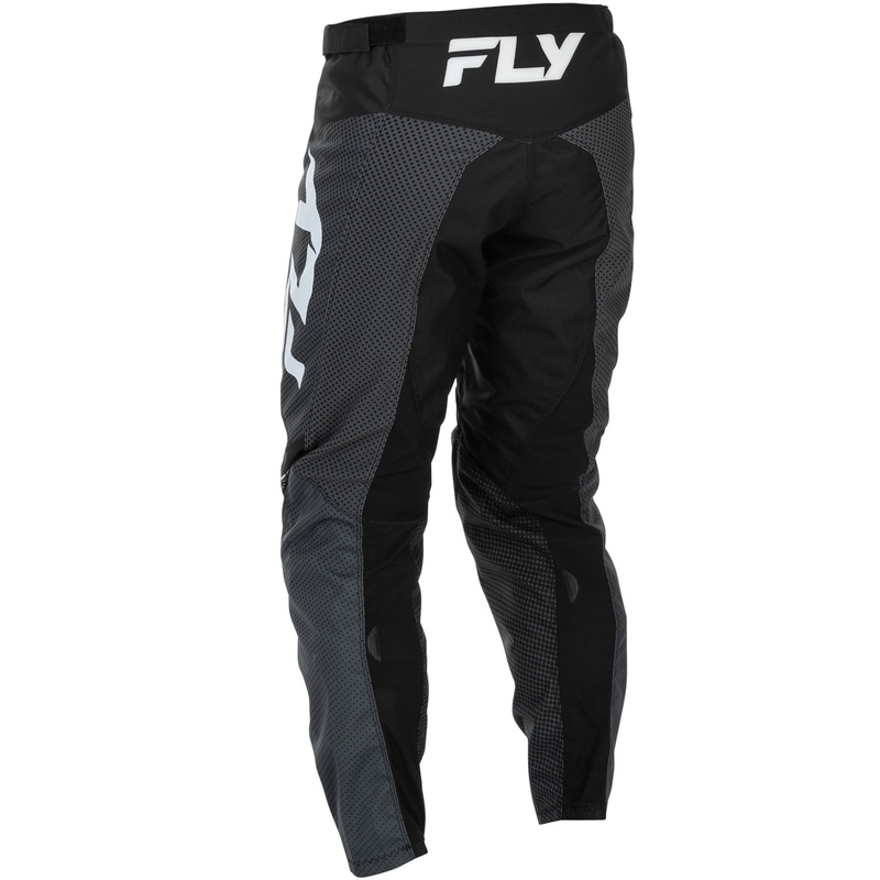 Motokrossi püksid FLY Racing - USA F-16 must-valge
