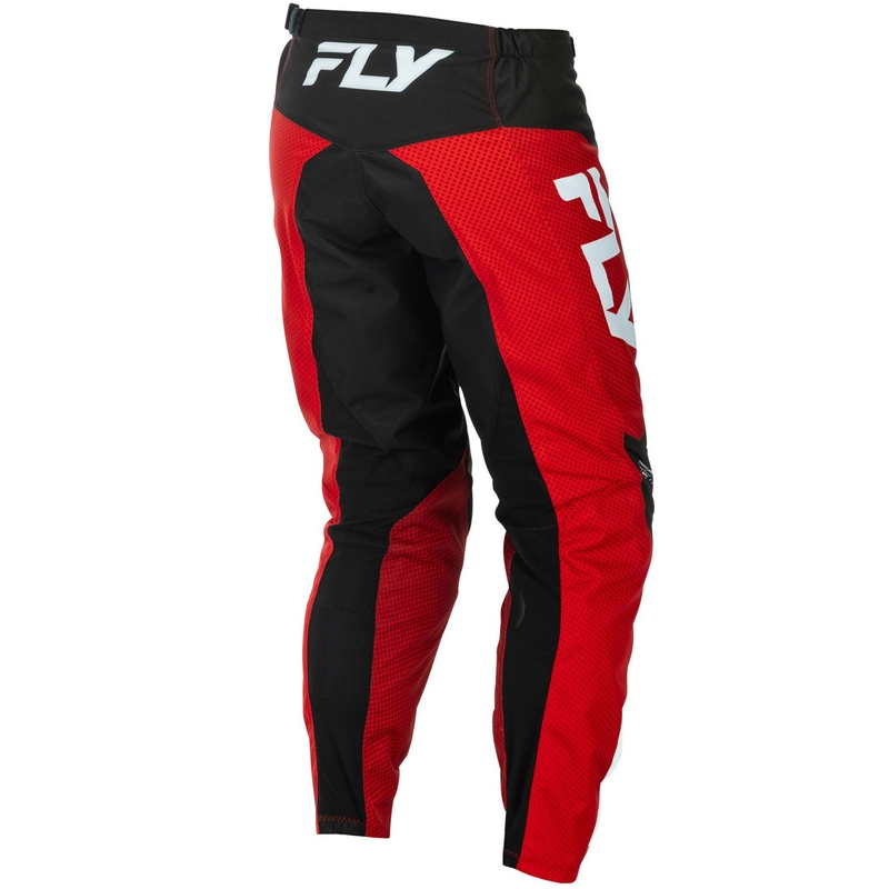 Motokrossi püksid FLY Racing - USA F-16 punane-must-valge