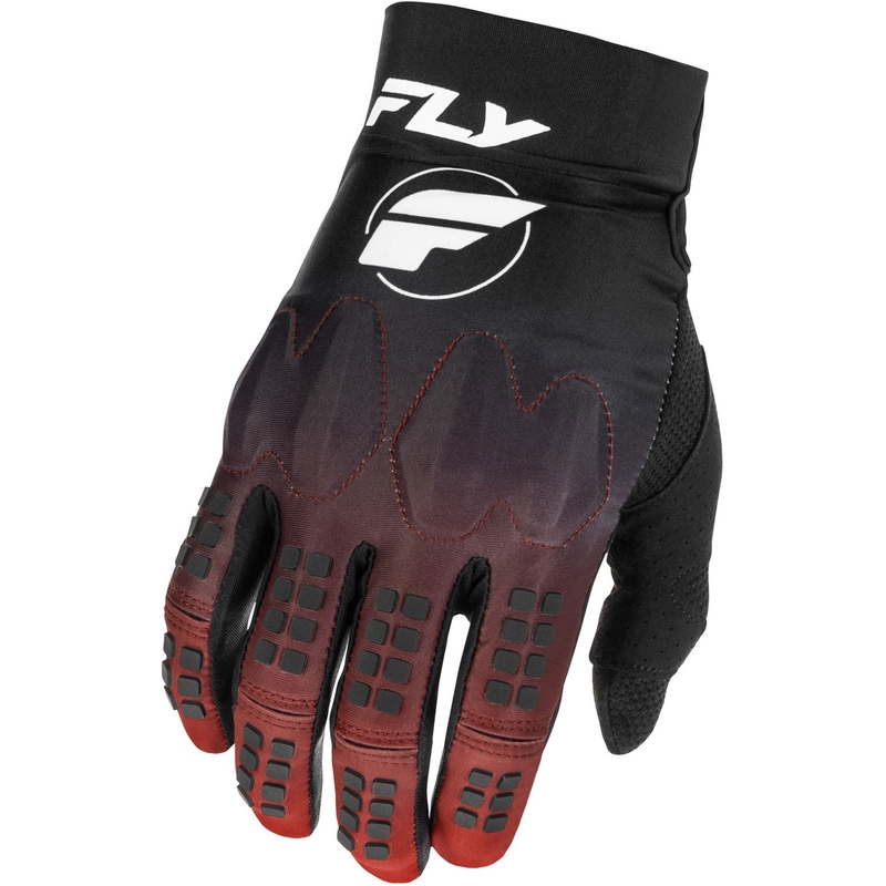 Motokross-kindad FLY Racing Evolution DST punane-must-hall