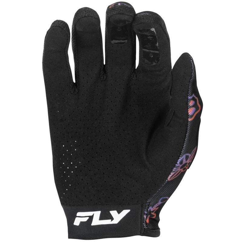 Motokross-kindad FLY Racing - USA Lite Outline must-punane-lilla
