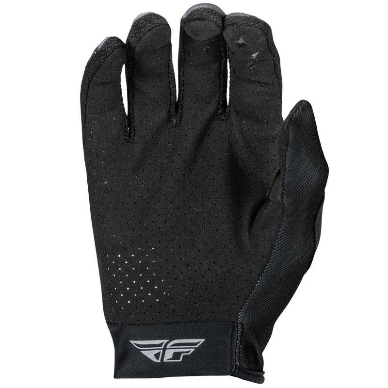 Naiste motokrossikindad FLY Racing - USA Lite must-hall-valge