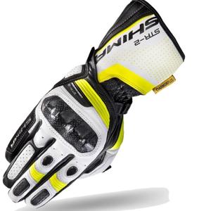 Kindad Shima STR-2 must-valge-fluo kollane