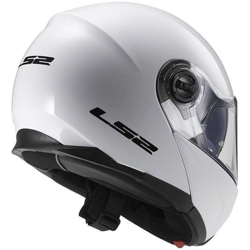 Vyklápěcí přilba na motorku LS2 FF325 Strobe bílá výprodej