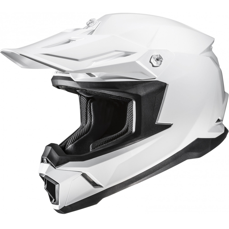 Motokrossi kiiver HJC C50 Solid Pearl White
