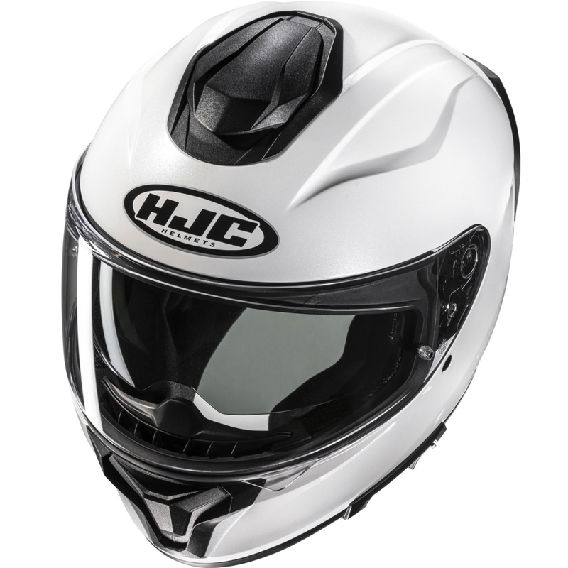 HJC C71 Solid Pearl White Integraalne mootorratta kiiver
