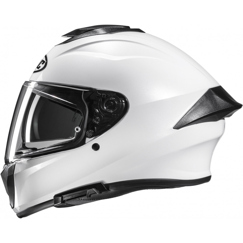 HJC C71 Solid Pearl White Integraalne mootorratta kiiver