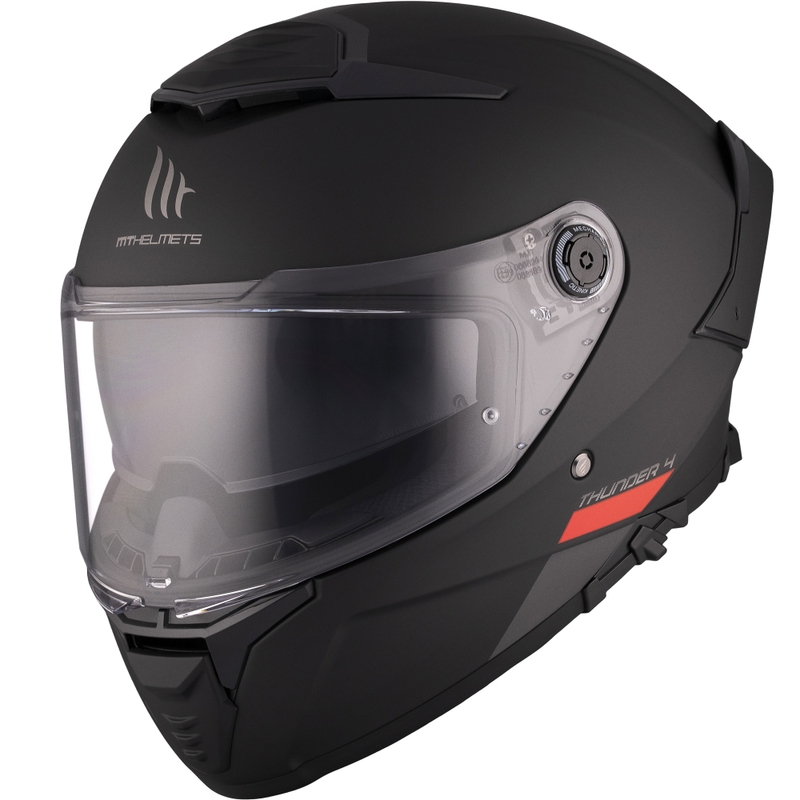 Täismaskiiver mootorrattale MT FF118SV Thunder 4 SV must matt