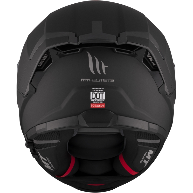 Täismaskiiver mootorrattale MT FF118SV Thunder 4 SV must matt