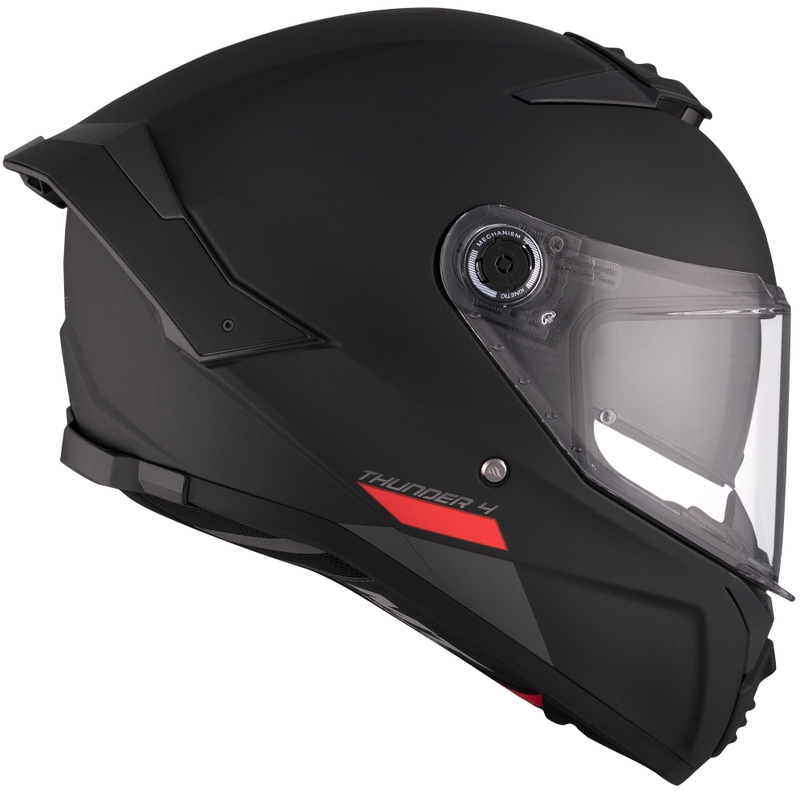 Täismaskiiver mootorrattale MT FF118SV Thunder 4 SV must matt