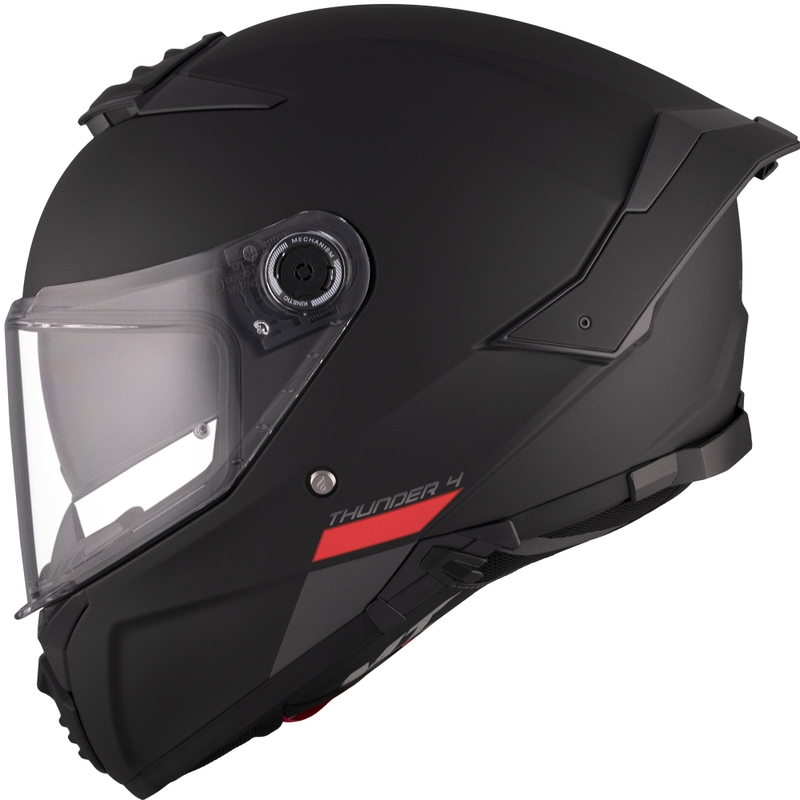 Täismaskiiver mootorrattale MT FF118SV Thunder 4 SV must matt