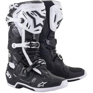 Alpinestars Tech 10 must-valged mootorratta saapad