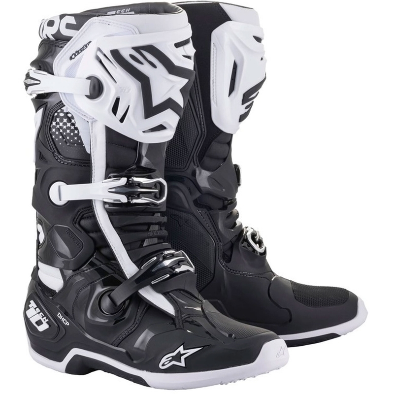 Alpinestars Tech 10 must-valged mootorratta saapad