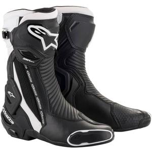 Alpinestars SMX Plus 2 must-valged mootorratta saapad
