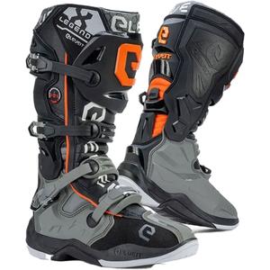 Eleveit X-Legend mootorratta saapad hall-oranž