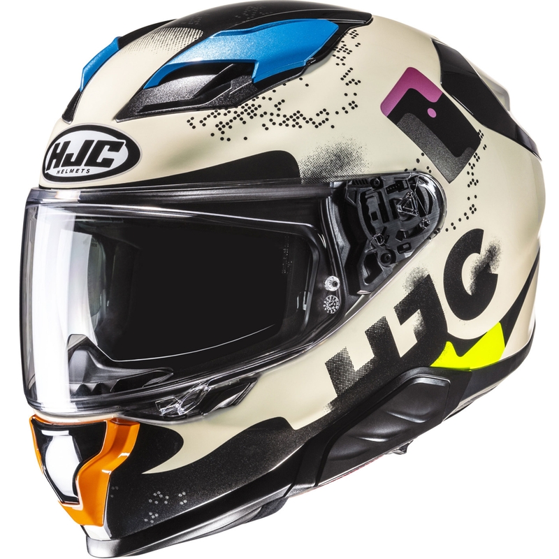 Integreeritud mootorratta kiiver HJC F71 Faco MC28 multicolor