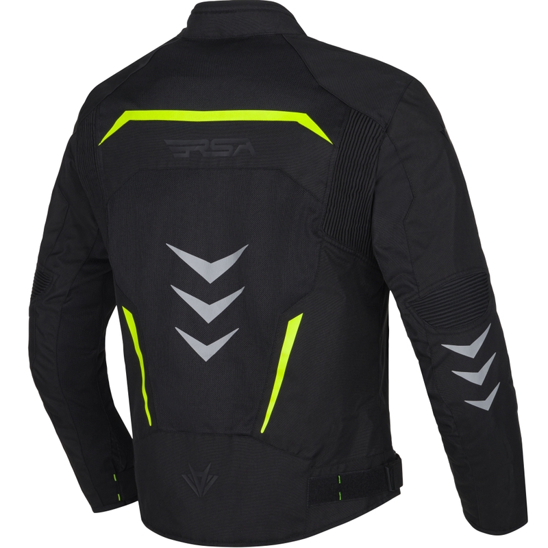 Mootorratta jope RSA Runway must-fluo kollane