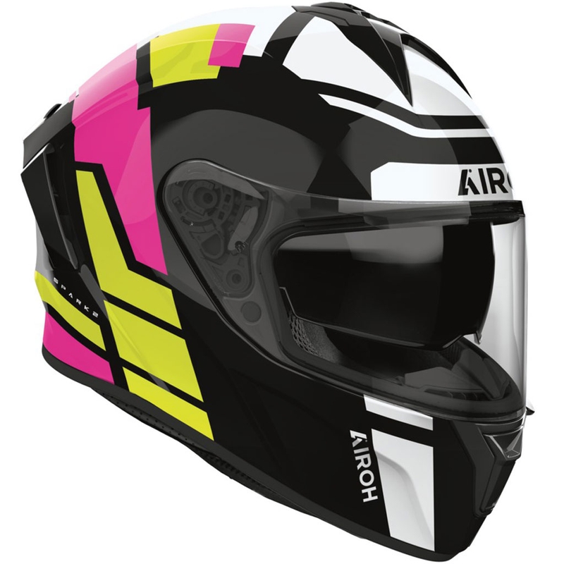 Integraalne mootorratta kiiver Airoh SPARK 2 Livery läikiv mündi korras
