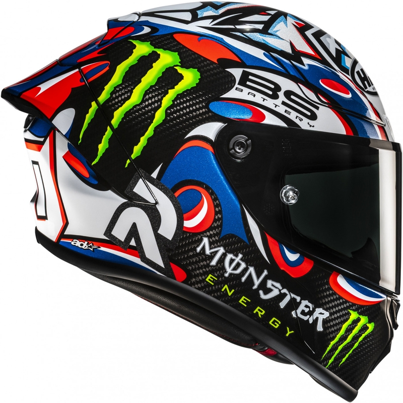 Integreeritud mootorratta kiiver HJC RPHA 1 V2 CARBON Quartararo Le Mans III MC25 multicolor