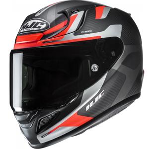 Integreeritud mootorratta kiiver HJC RPHA 12 CARBON Xentra MC6HSF must-hall-punane