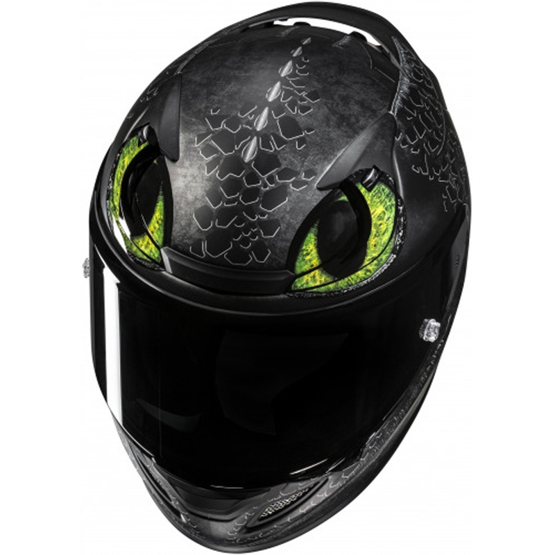 Täismaskiiver mootorrattale HJC RPHA 12 Toothless II Universal MC4SF must