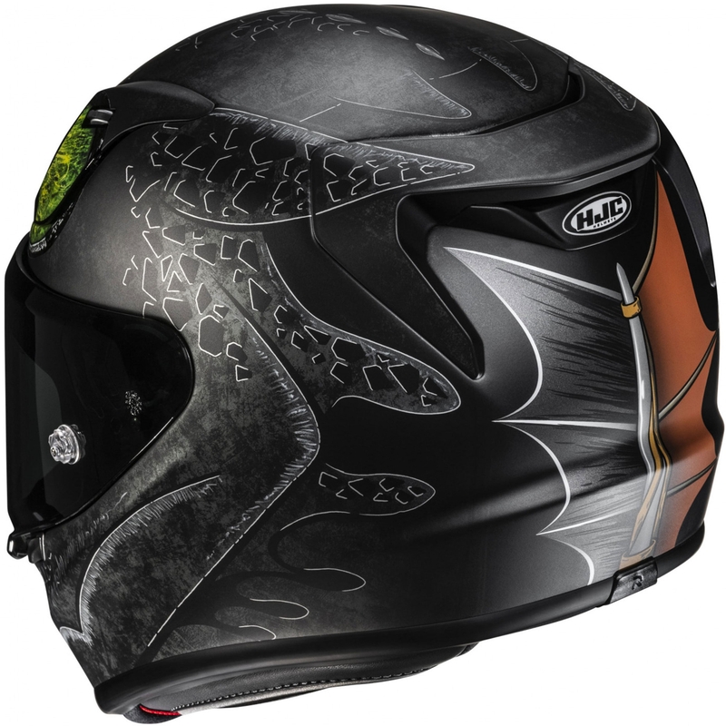 Täismaskiiver mootorrattale HJC RPHA 12 Toothless II Universal MC4SF must
