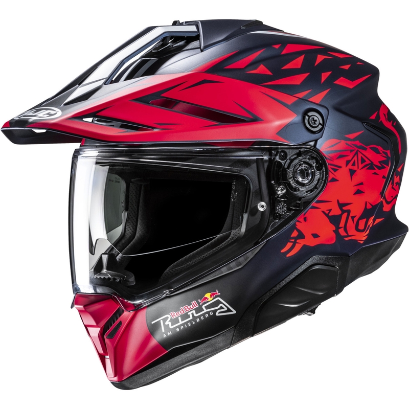 Enduro mootorratta kiiver HJC RPHA 60 Spielberg Red Bull Ring MC21SF sini-punane