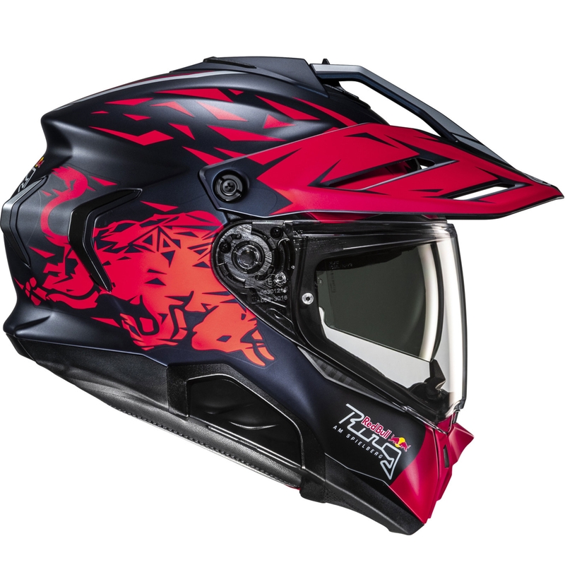 Enduro mootorratta kiiver HJC RPHA 60 Spielberg Red Bull Ring MC21SF sini-punane