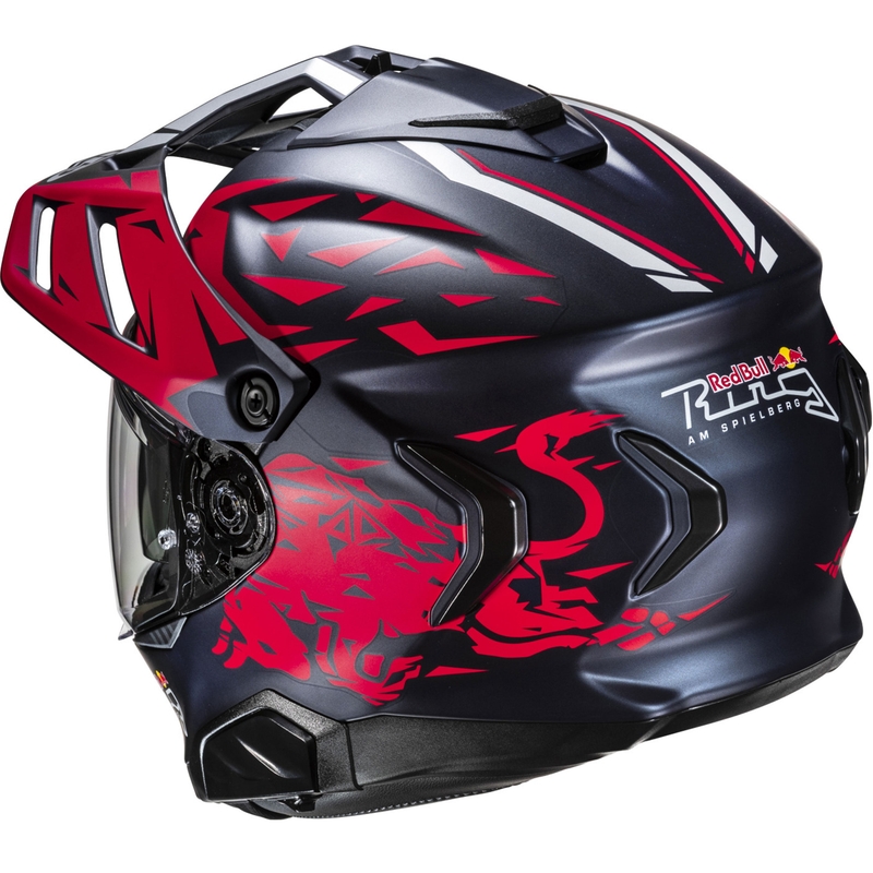 Enduro mootorratta kiiver HJC RPHA 60 Spielberg Red Bull Ring MC21SF sini-punane