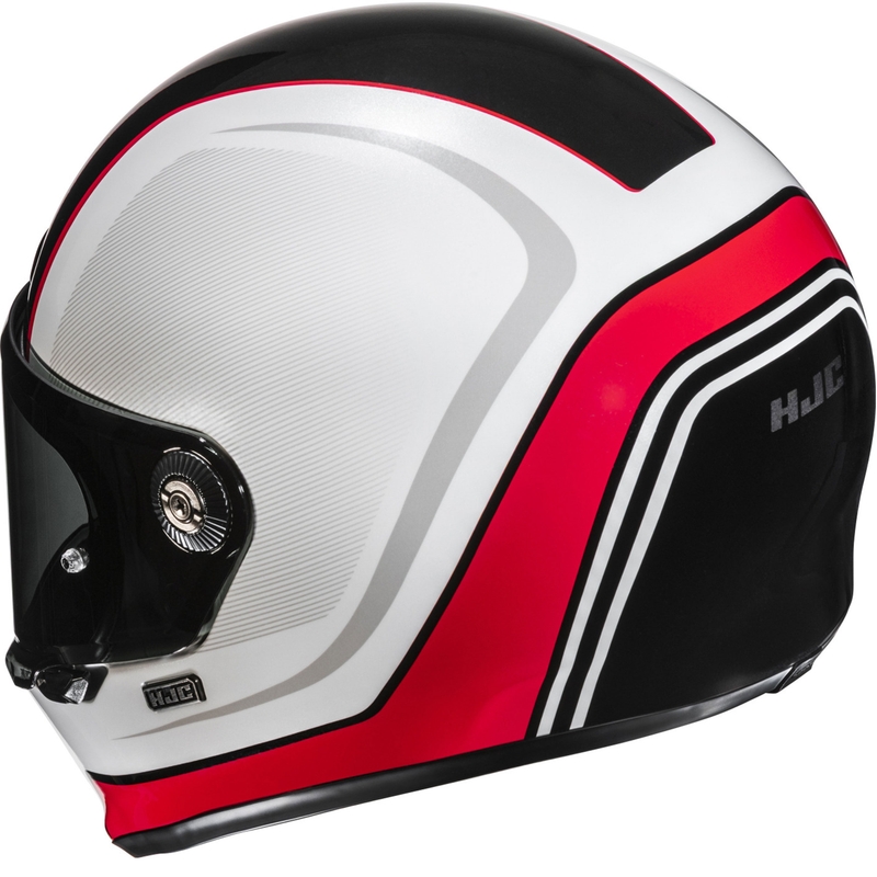 Integreeritud mootorratta kiiver HJC V10 Hodu MC1 valge-must-punane