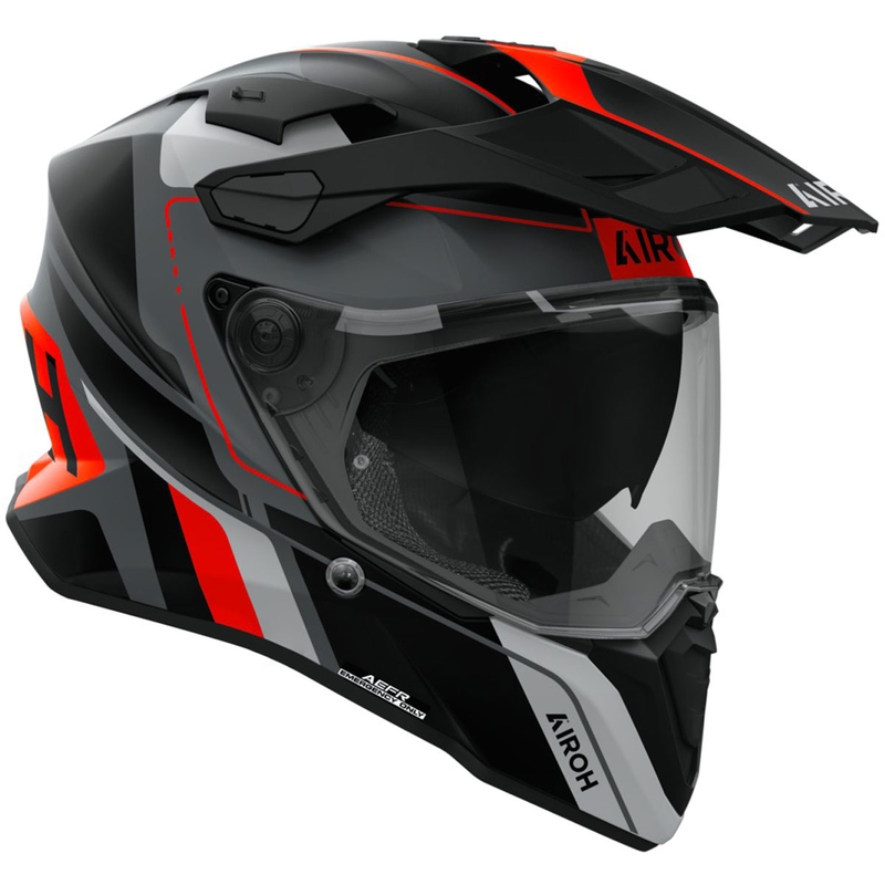 Enduro kiiver Airoh Commander 2 Skip matt oranž