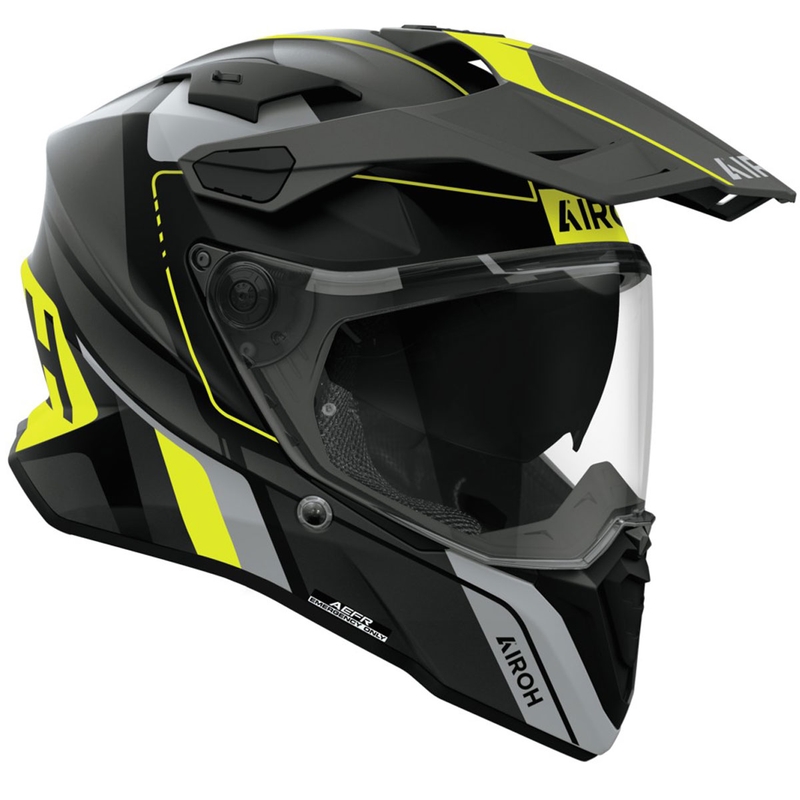 Enduro kiiver Airoh Commander 2 Skip matt kollane