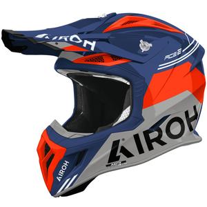 Motokrossi kiiver Airoh Aviator ACE 2 Fury läikiv tsüaanipunane kiiver