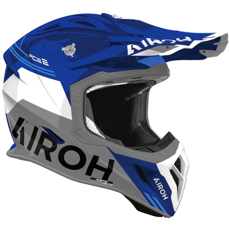 Motokrossikiiver Airoh Aviator ACE 2 Fury läikiv sinine