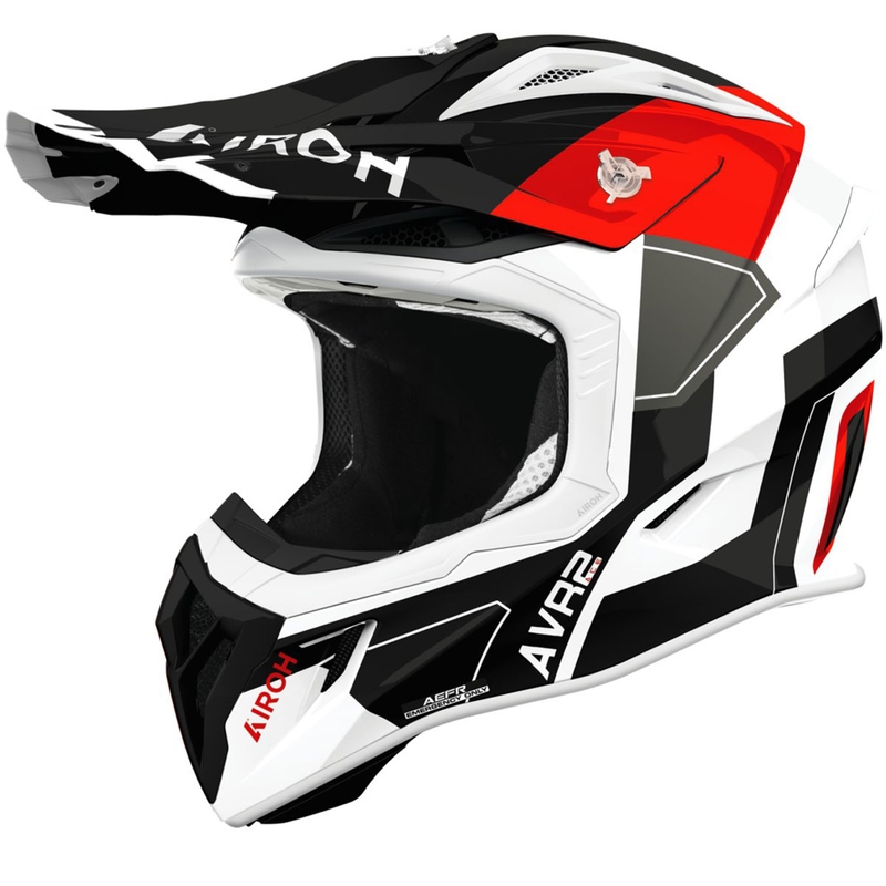 Motokrossikiiver Airoh Aviator ACE 2 Shield läikiv punane