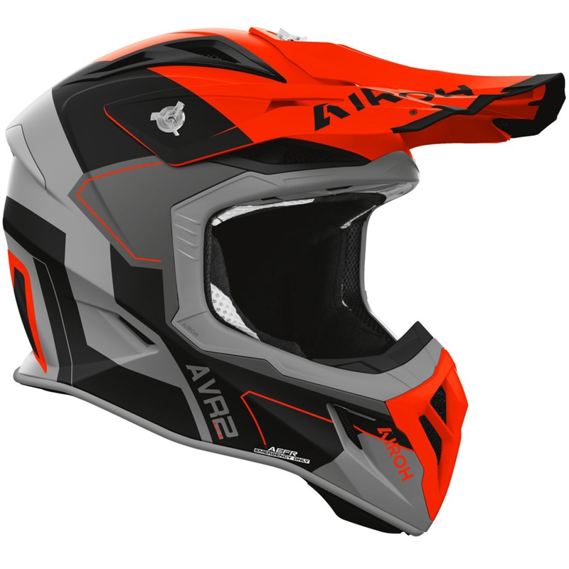 Motokrossikiiver Airoh Aviator ACE 2 Shield mattoranž