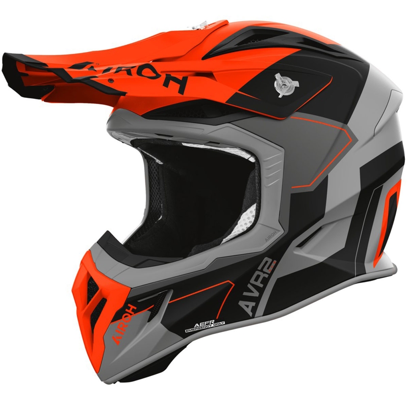 Motokrossikiiver Airoh Aviator ACE 2 Shield mattoranž