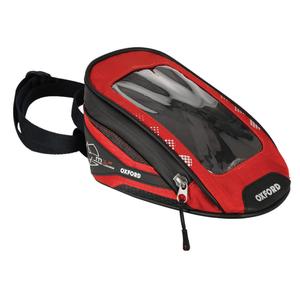 Tankikott mootorratta Oxford M1R Micro must-punane