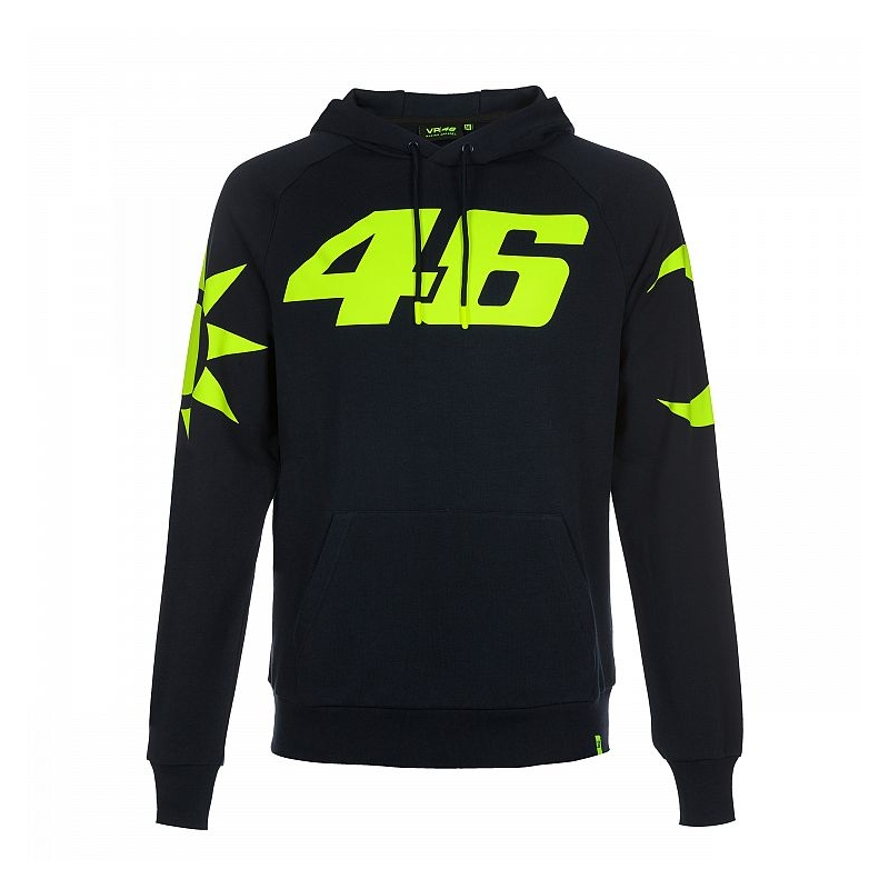Mikina VR46 Valentino Rossi REPLICA Fleece tmavě modrá