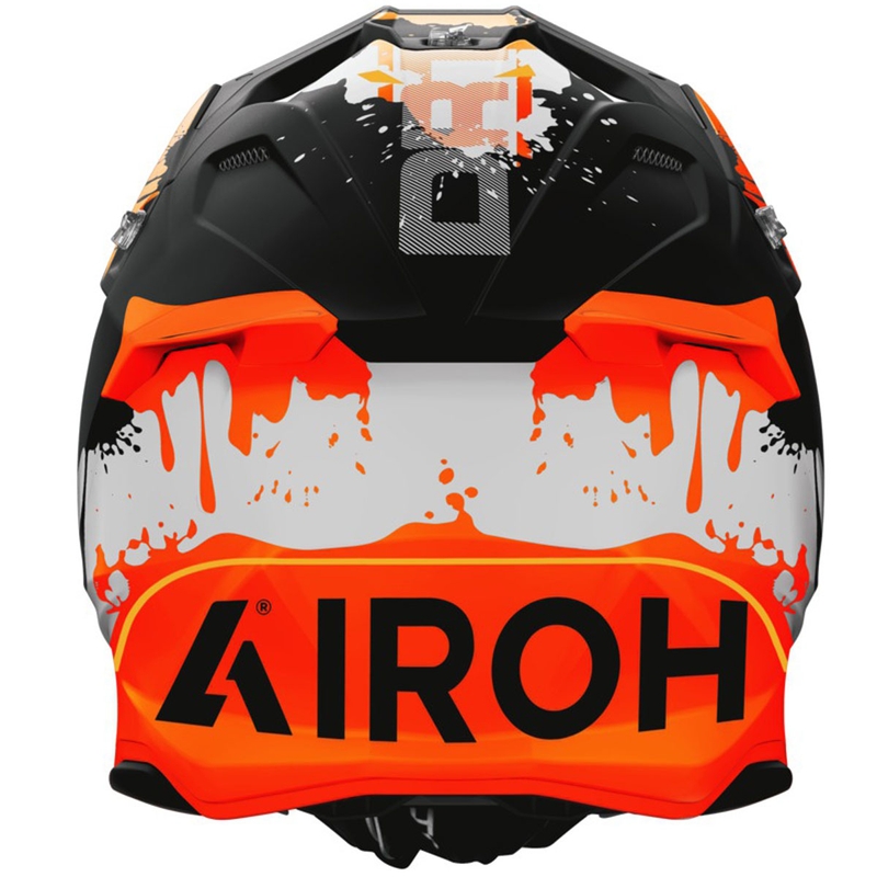 Motokrossikiiver Airoh Twist 3 Dirt matt must-oranž