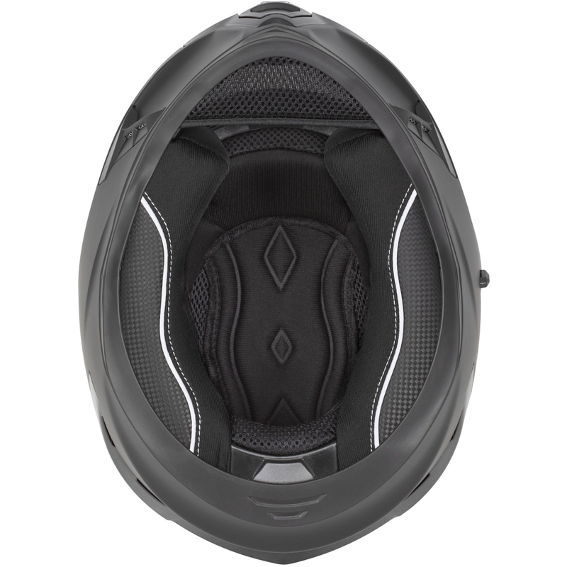 Cassida Orbit Track integreeritud mootorratta kiiver valge-fluo kollane-türkiis-must