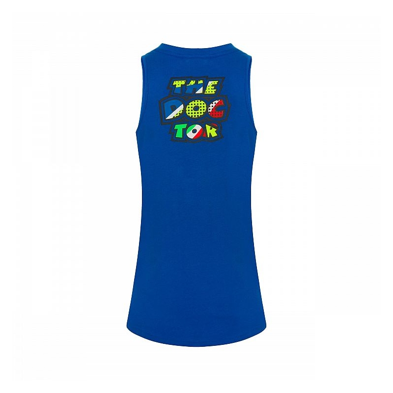 Naiste tank top VR46 Valentino Rossi POP ART sinine